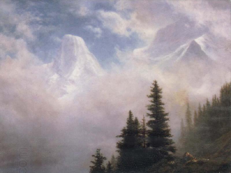 Albert Bierstadt High in the Mountains